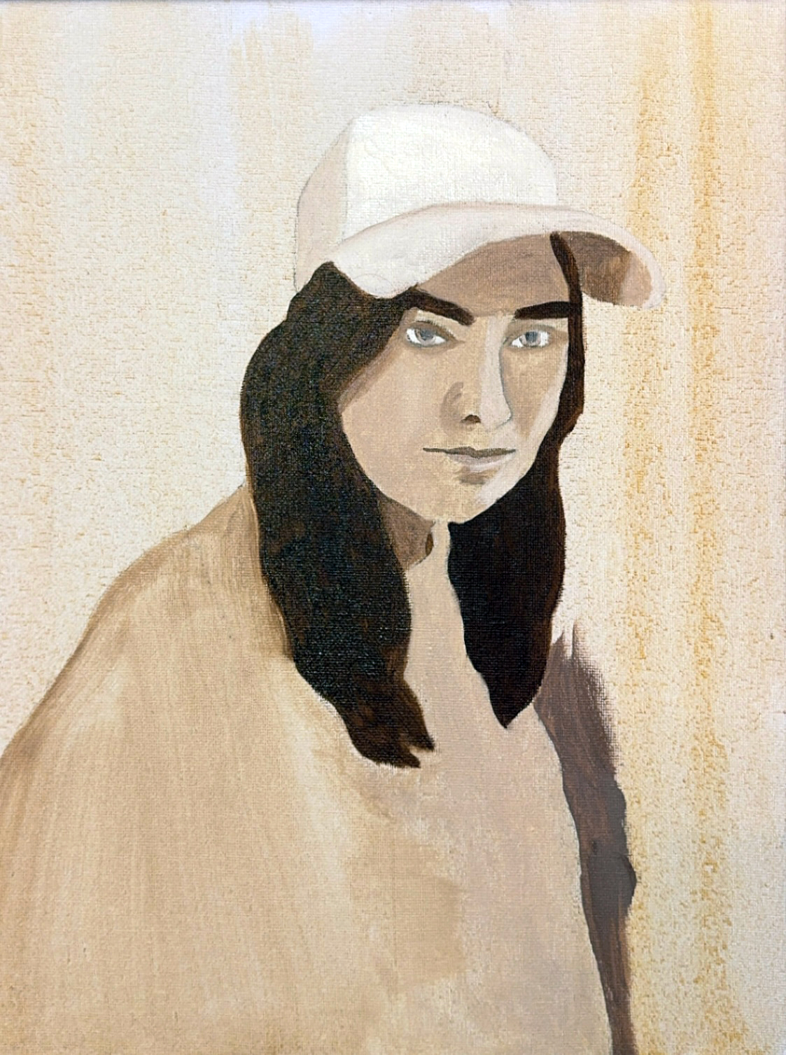 Self Portrait, oil painting, 20