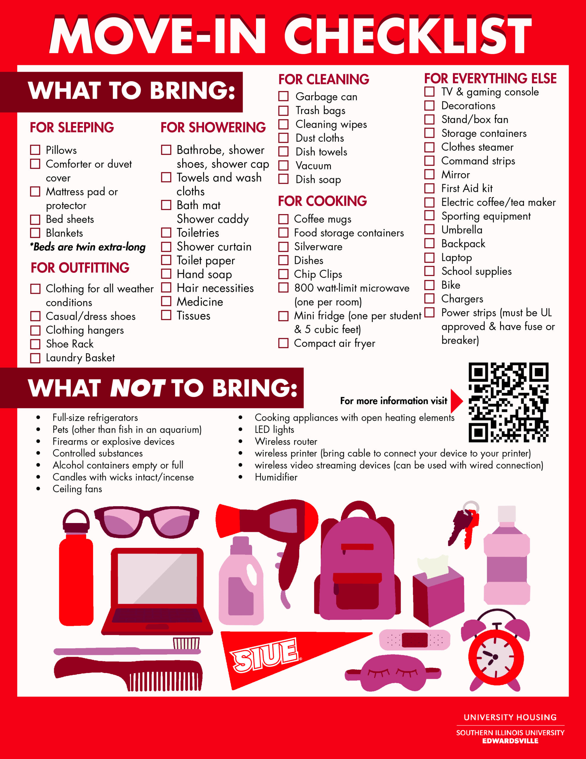 Move-in Checklist, digital media, 8.5